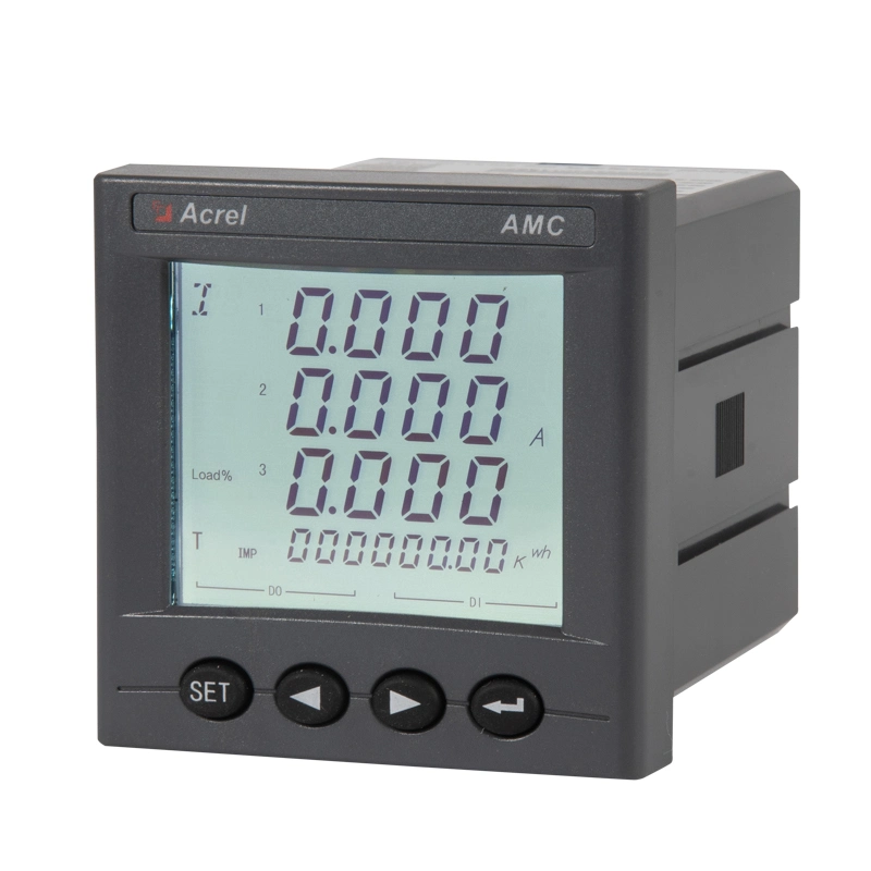 AC Three-Phase Programmable Ammeter and Voltmeter Meters Digital Display