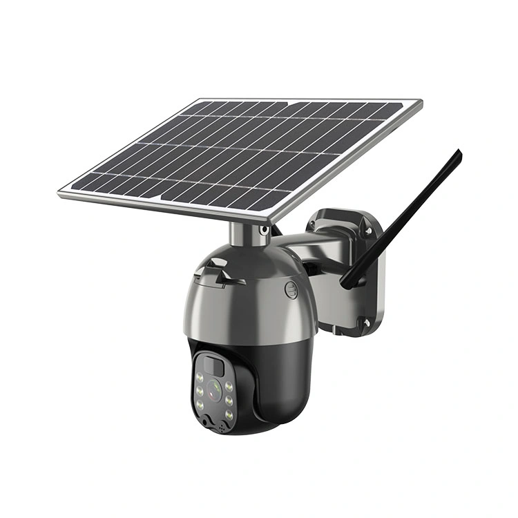 1080P/2MP HD Solar Camera 4G Outdoor PTZ Security Wireless Camera Solar WiFi CCTV Camera 360 IP Camera with Solar Icam+ APP