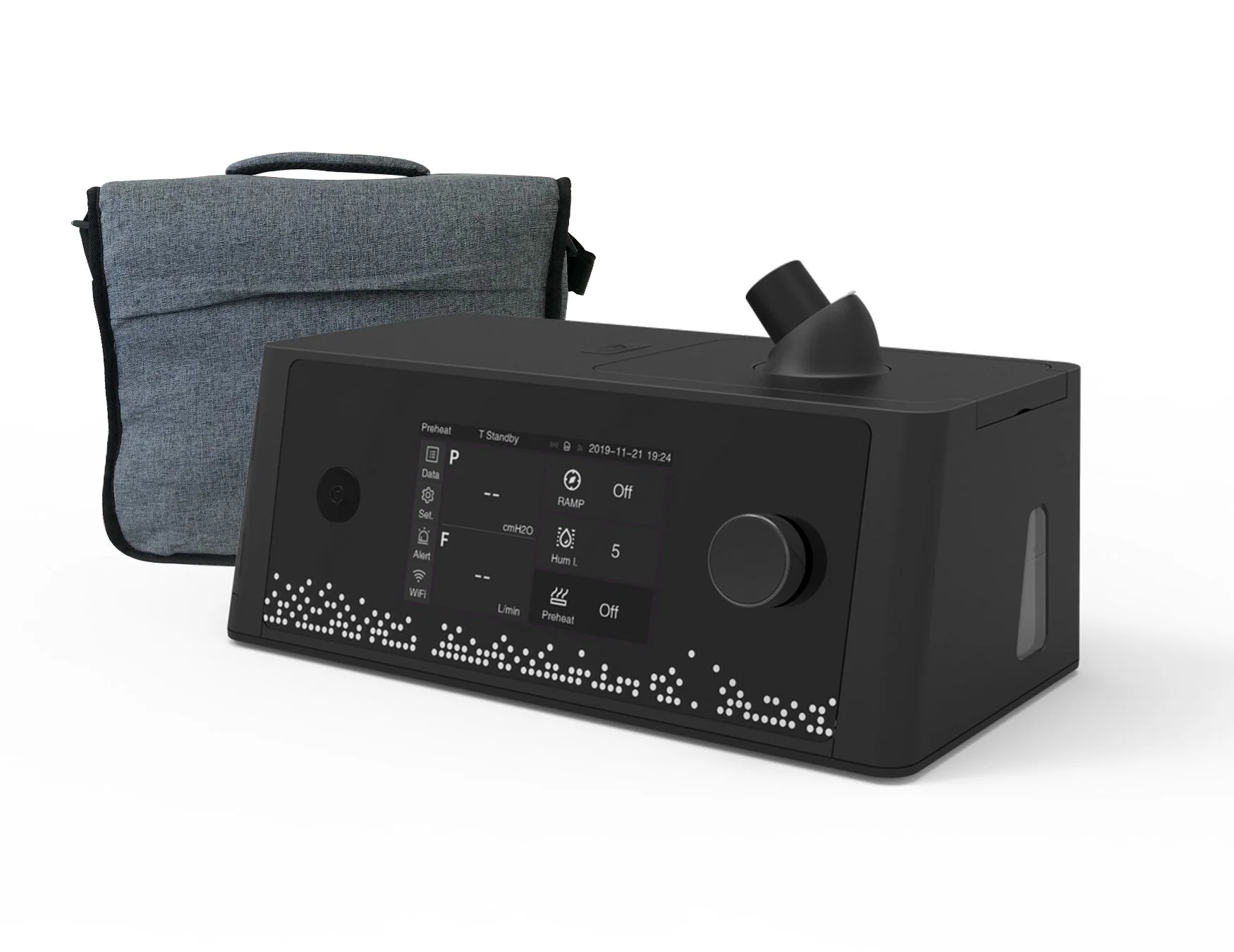 Ventilador portátil de máquina CPAP para automóvel para medicina, aprovado pela FDA, para Tratamento da apneia do sono