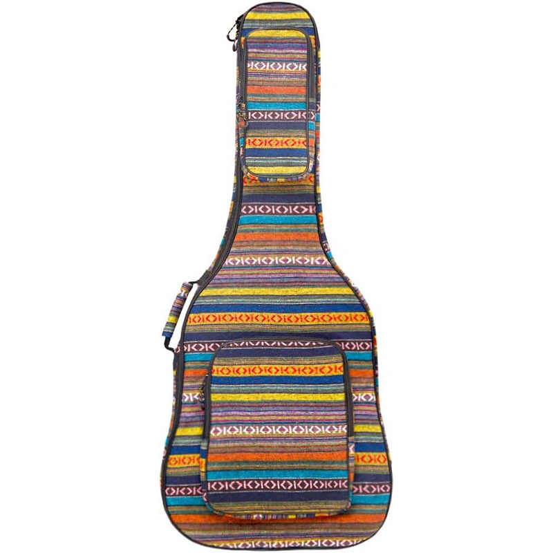 Waterproof Acoustic Guitar Bag Padding Guitar Case Fashion Instrument Storage Bag with Back Hanger Loop