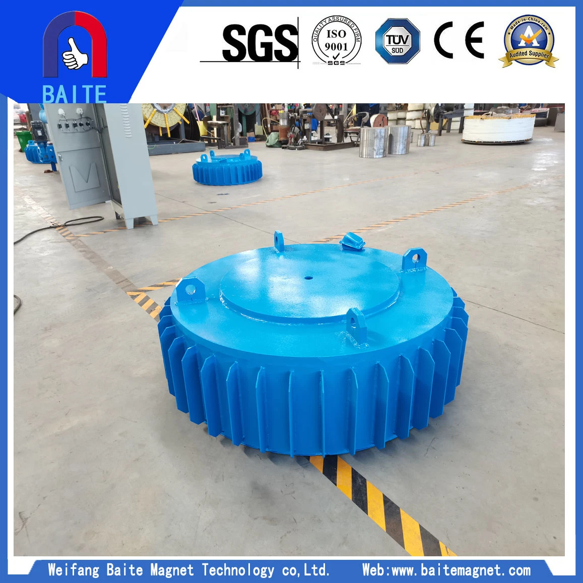 Neodymium Magnet Separator Dry Suspension Electromagnetic Separator for Energy Chemicals