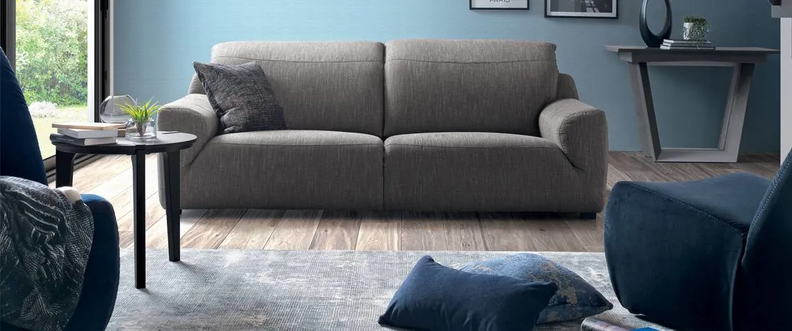 Moderne Großhandel/Lieferant Echtem Leder / Stoff Sofa Schnitt Kombination Bogen Sofa-Set Ecksofa Möbel