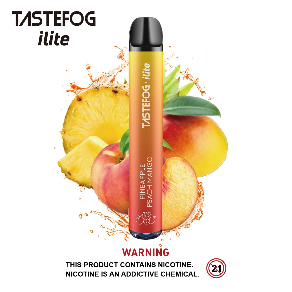 100 % Tastefog authentique d'origine faire 600bouffées Vape stylo jetable en stock