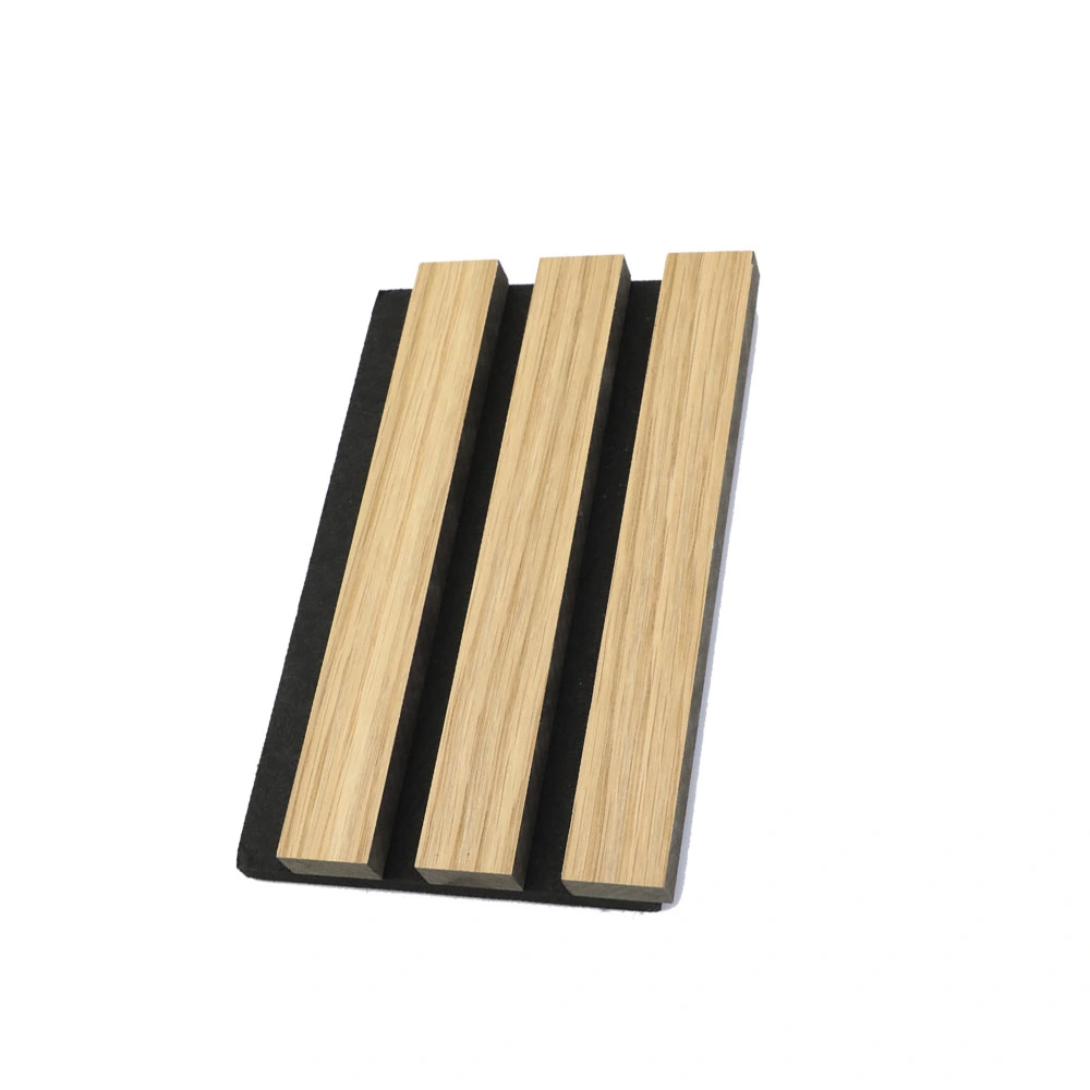 Wood Slatted Sound Insulation Laminated Wood Acoustic Wall Panel