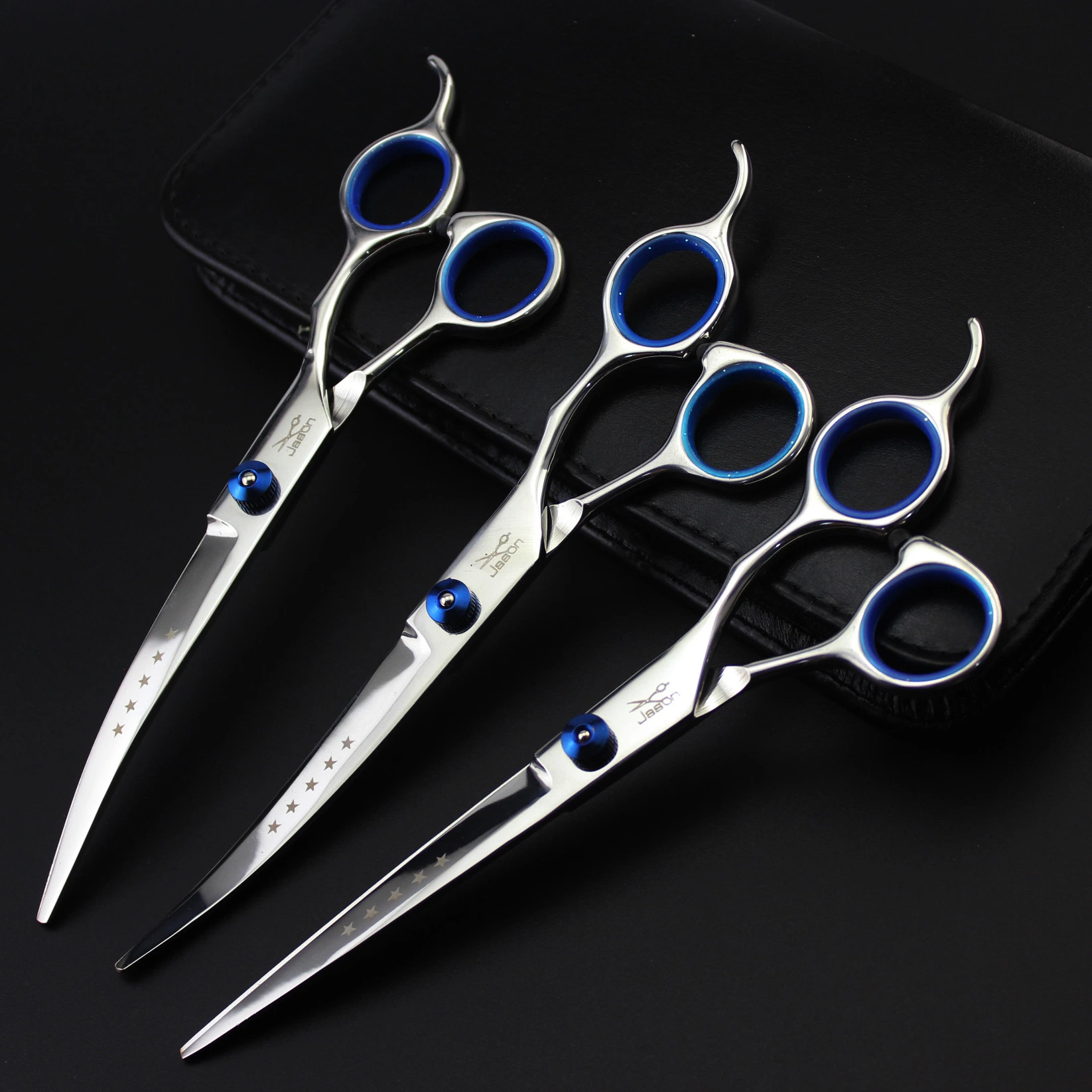 Professional Ss Pet Hair Cutting Tool Dog Curved Scissors