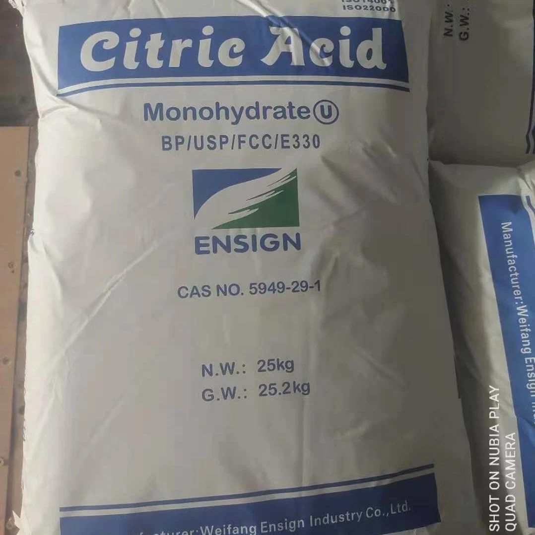 E330 Food Additives Monohydrate Ensign Citric Acid