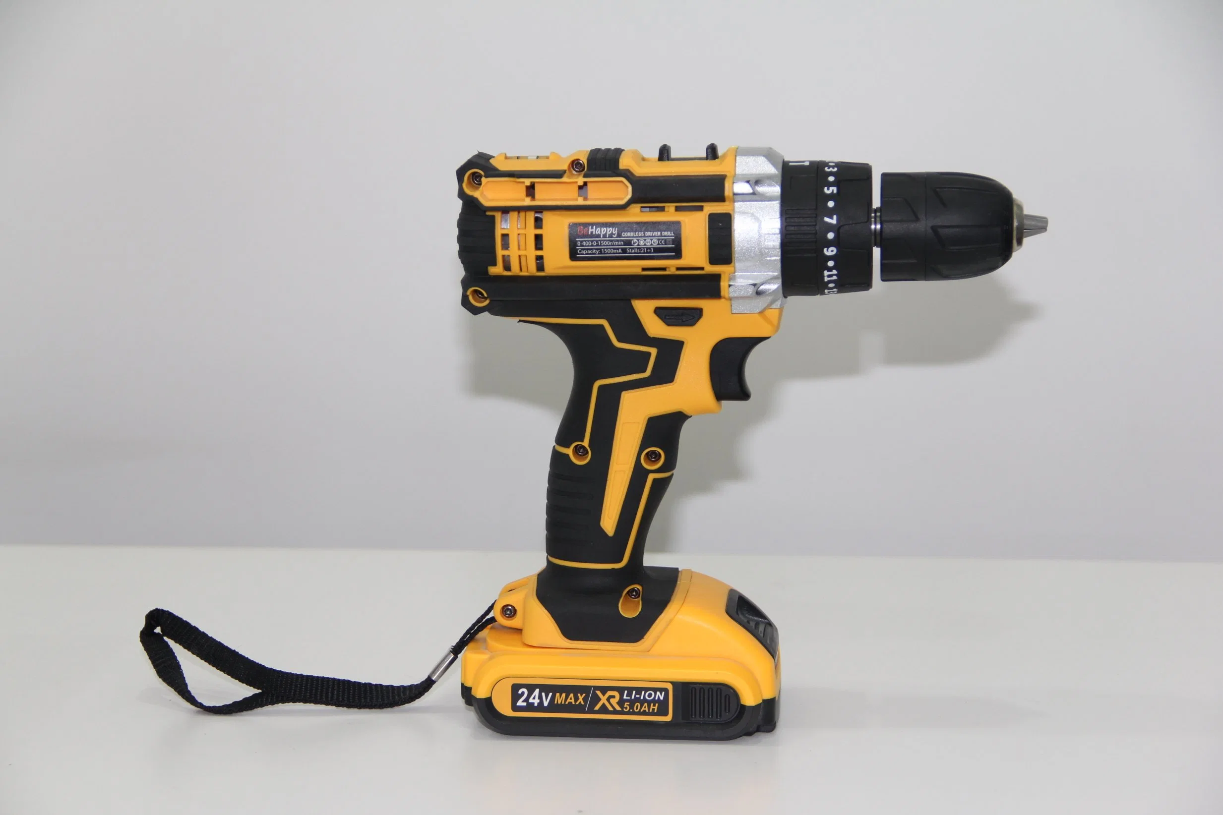 Behappy 16V Crodless Eléctrico do lado de impacto chave broca 1/2" Dr Power Tool com soquetes