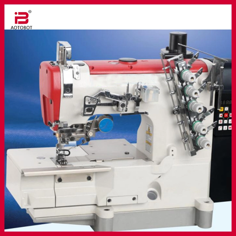 Full Automatic All in One Direct Drive Industrial Flatbed Interlock Sewing Machine