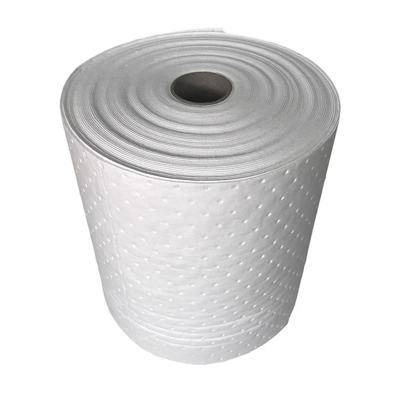 Perforated Dimpled 80cm*50m Oil Absorbent Sheet Rolls