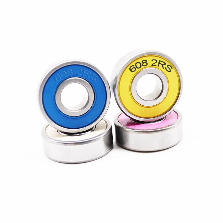 High Quality Bearing Set 608zz Multiple Colour 608-2RS 8*22*7 mm for Skateboard Scooter Roller Ball Bearing 608 RS