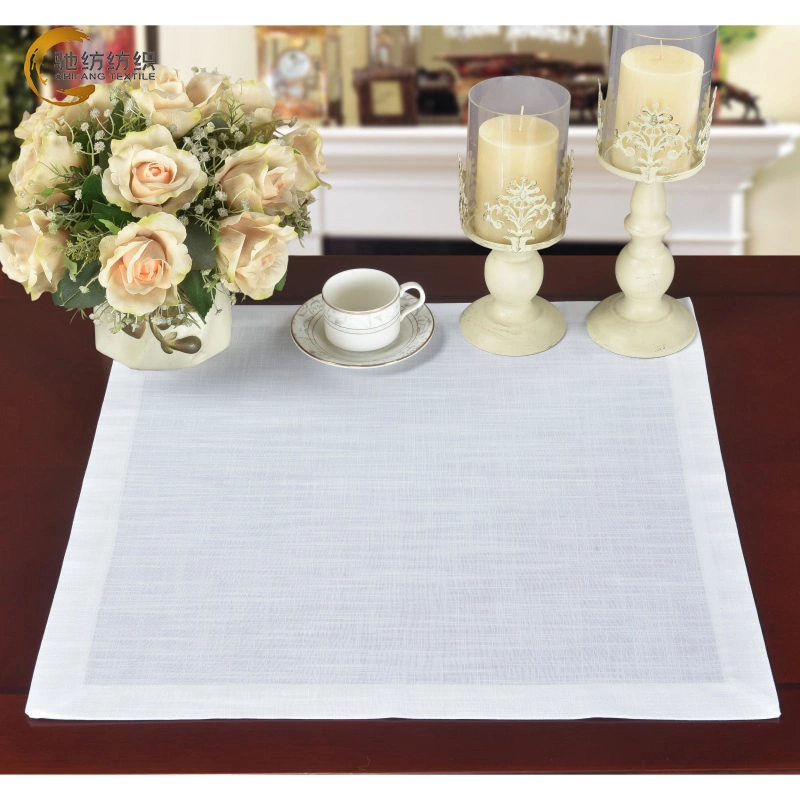 Настраиваемые 100% Linen Napkins и Tea Towers для ресторанов гостиницы Свадьба 38*38см Napkins