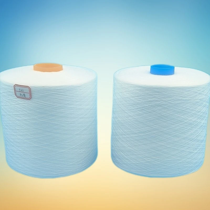 Textile Yarn 100% Ring Spun Bright Virgin 30s/2 Polyester Sewing Thread Paper Cone/Dye Tube for Sewing/Weaving/Knitting Factory Directly Sale Exported Standards