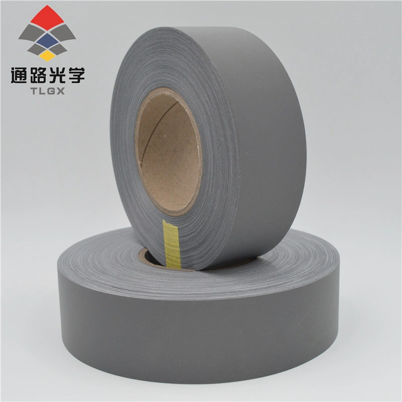 100% Polyester Reflective Textiles, Reflective Fabric Tape for Protective Clothing