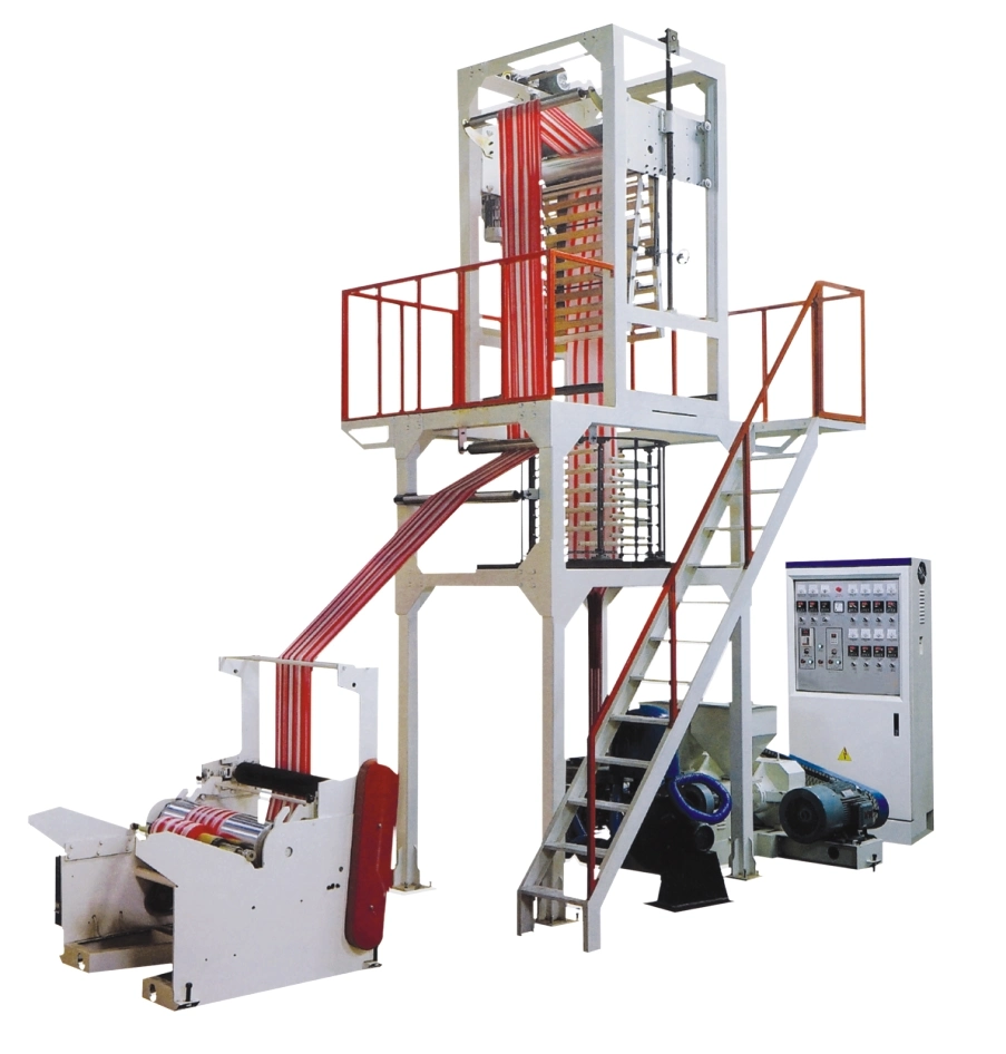 High quality/High cost performance Double Color Strip Film Blowing Machine