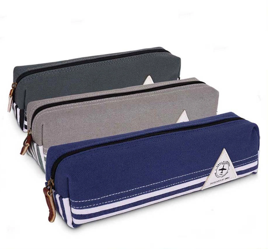 Distributor Fashion Wholesale Canvas Girls School Pencil Bag