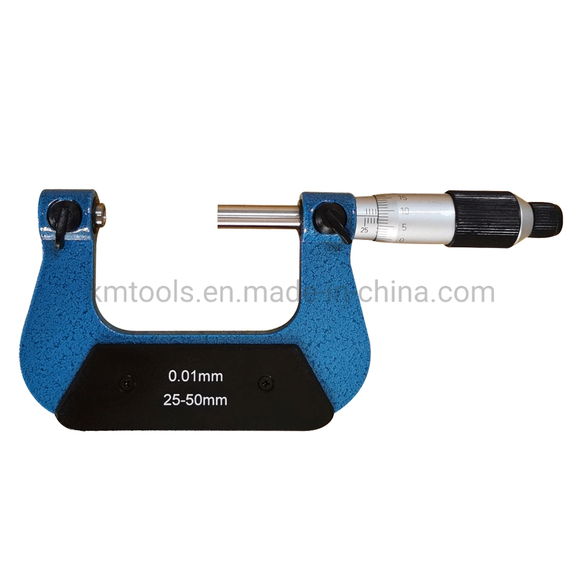 Ratchet Stop 25-50mm Screw Thread Micrometer Gauge Tools