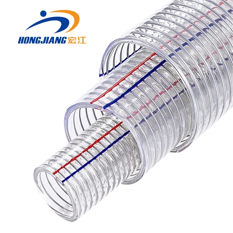 China Manufacturer PVC/Plastic Flexible Steel Wire Reinforced Hose/Pipe/Tube/Tubing