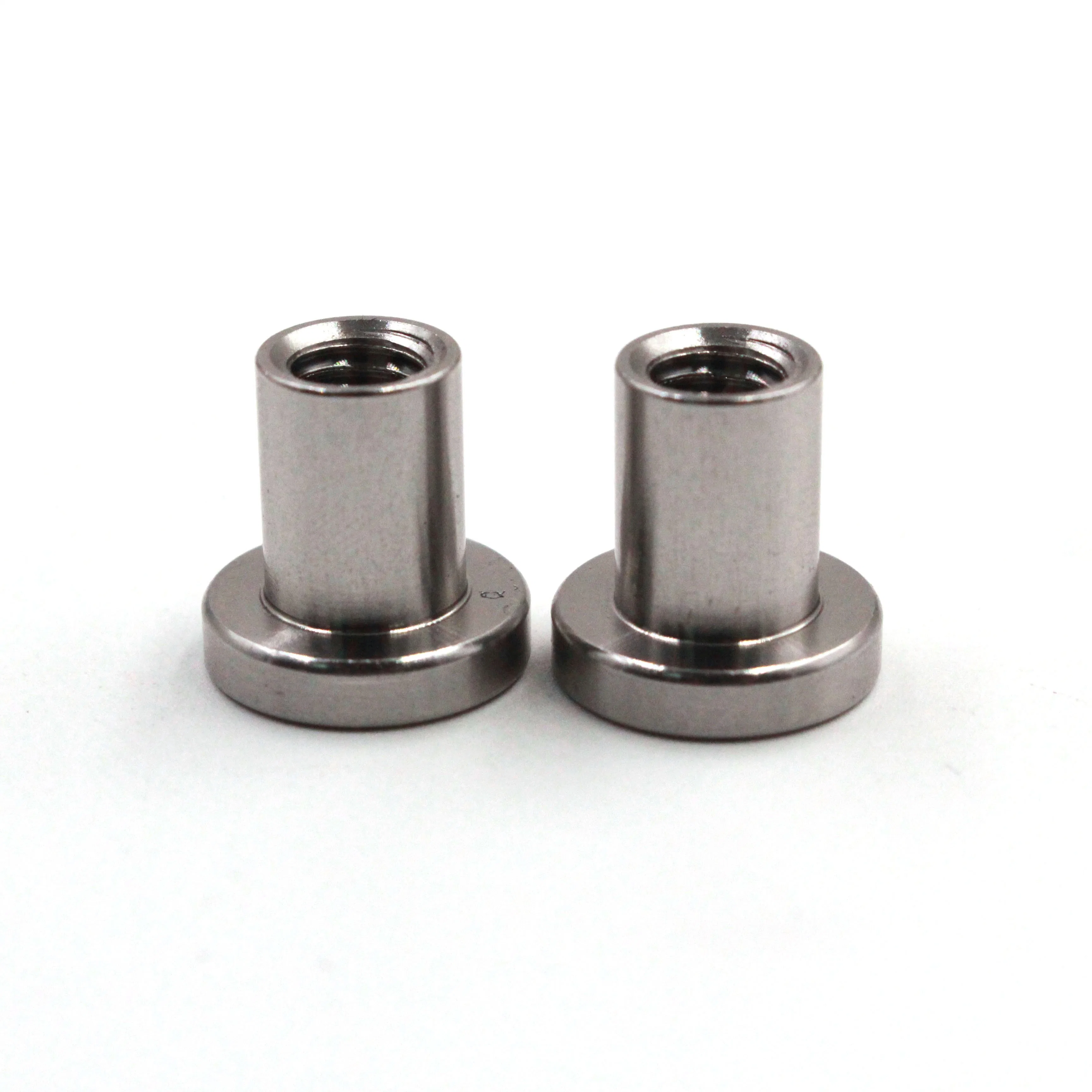 Stainless Steel Hexagon Flat Nut Inner Thread 25mm Flat Head Sleeve Barrel Nut Allen Socket Sleeve Nut