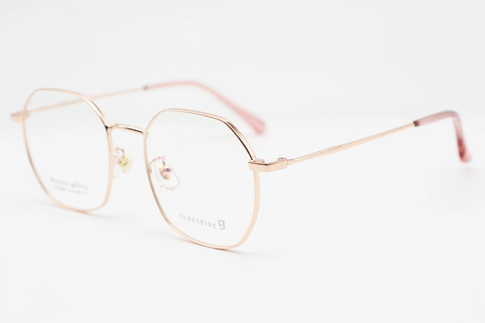 New Designer Luxury High End Rose Gold Glasses Frames