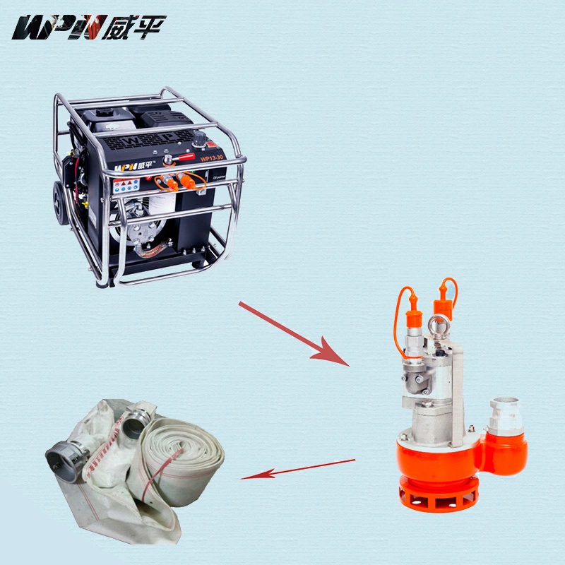 Portable Small 2inch Dirty Water Hydraulic Submersible Trash Pump for Sale