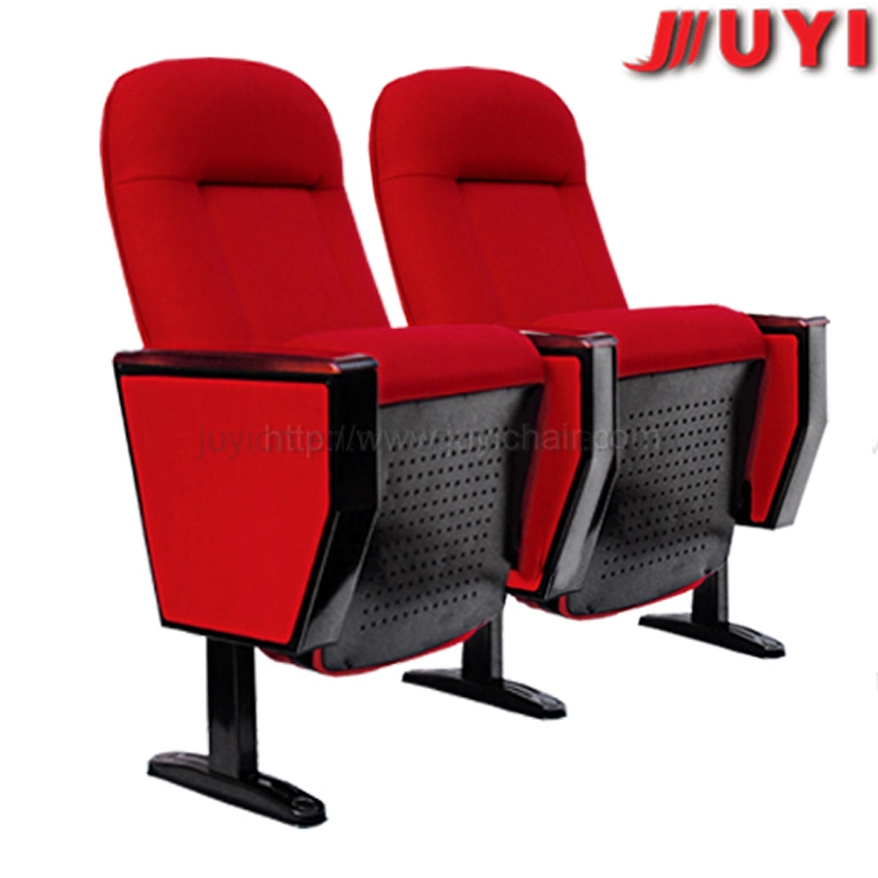 Jy-605r Office Dimensions Stackable Plastic High Back 3D Conference Hall Cinema Chair Wooden School Chair Theater Seats