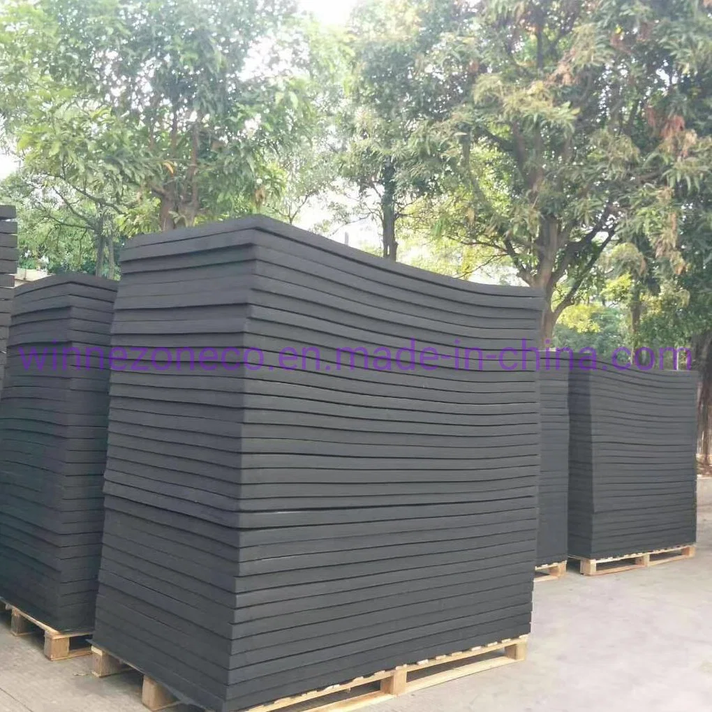 Black Rubber Foam Cr Chloroprene Neoprene Polychloroprene Elastomeric Foam (RoHS Standard)