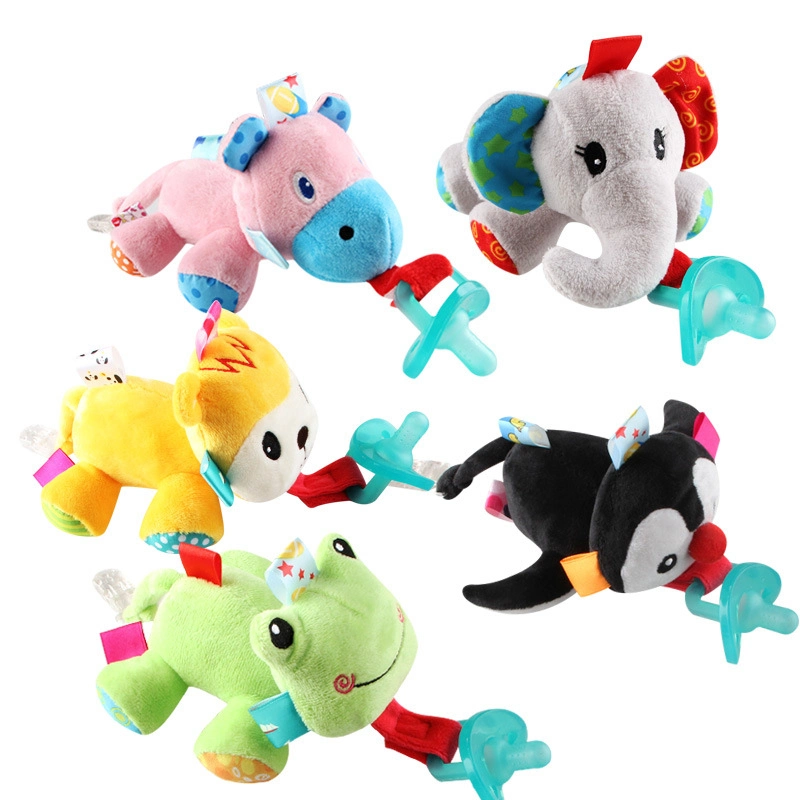 Soft Stuffed Animal Doll Baby Plush Pacifier Kid Toys Mu1001319