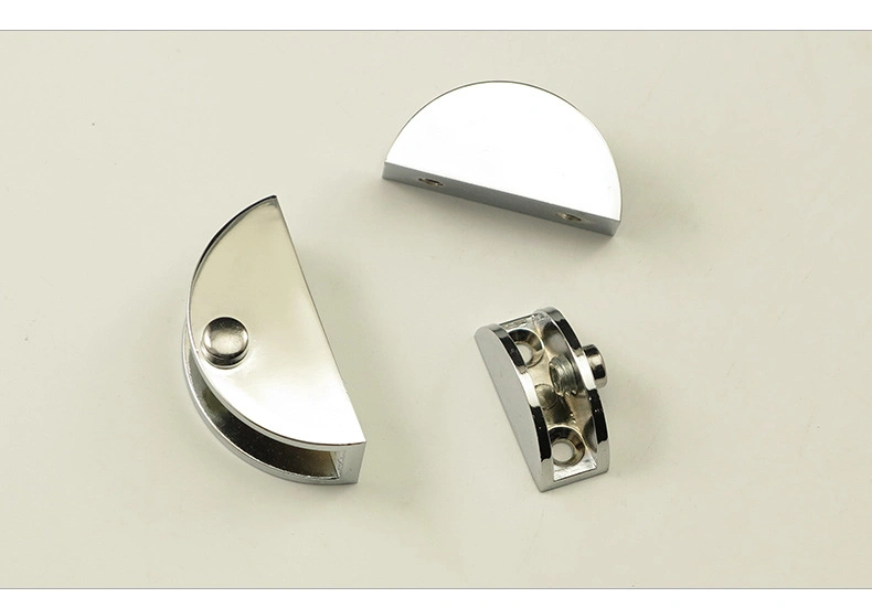 Holding Clip Zinc Alloy Bathroom Glass Clamp Hardware