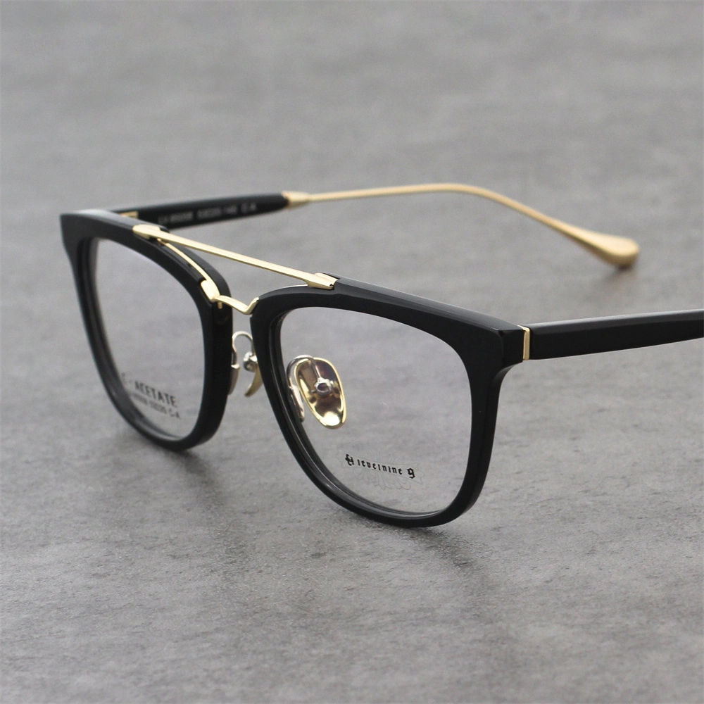 Óculos de visão ótica Acetate Eyewear da Fashion Designer molduras para óculos de olho de óculos Homens