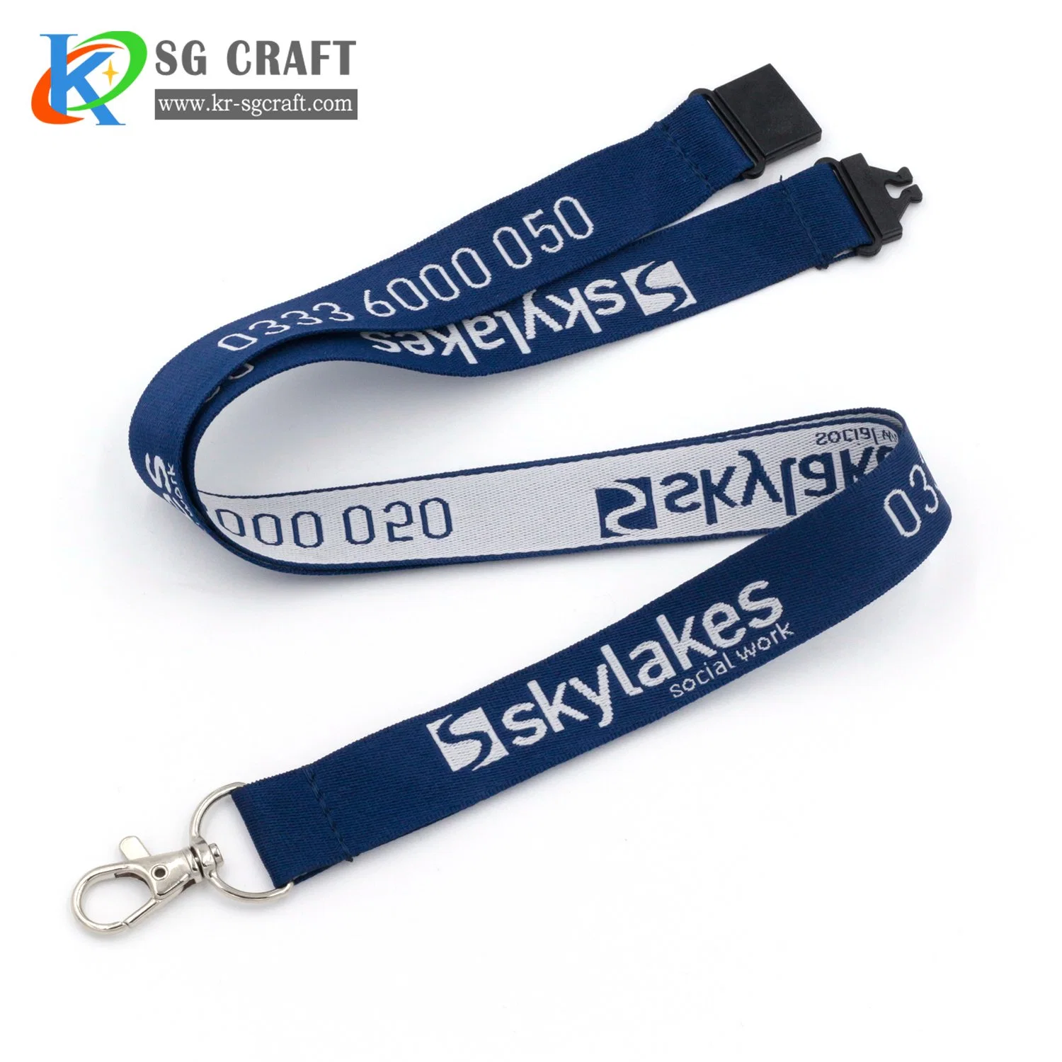 Factory Wholesale/Supplier High quality/High cost performance  Custom Lanyard Logo Souvenir Keychain Lanyard with Funny Logo