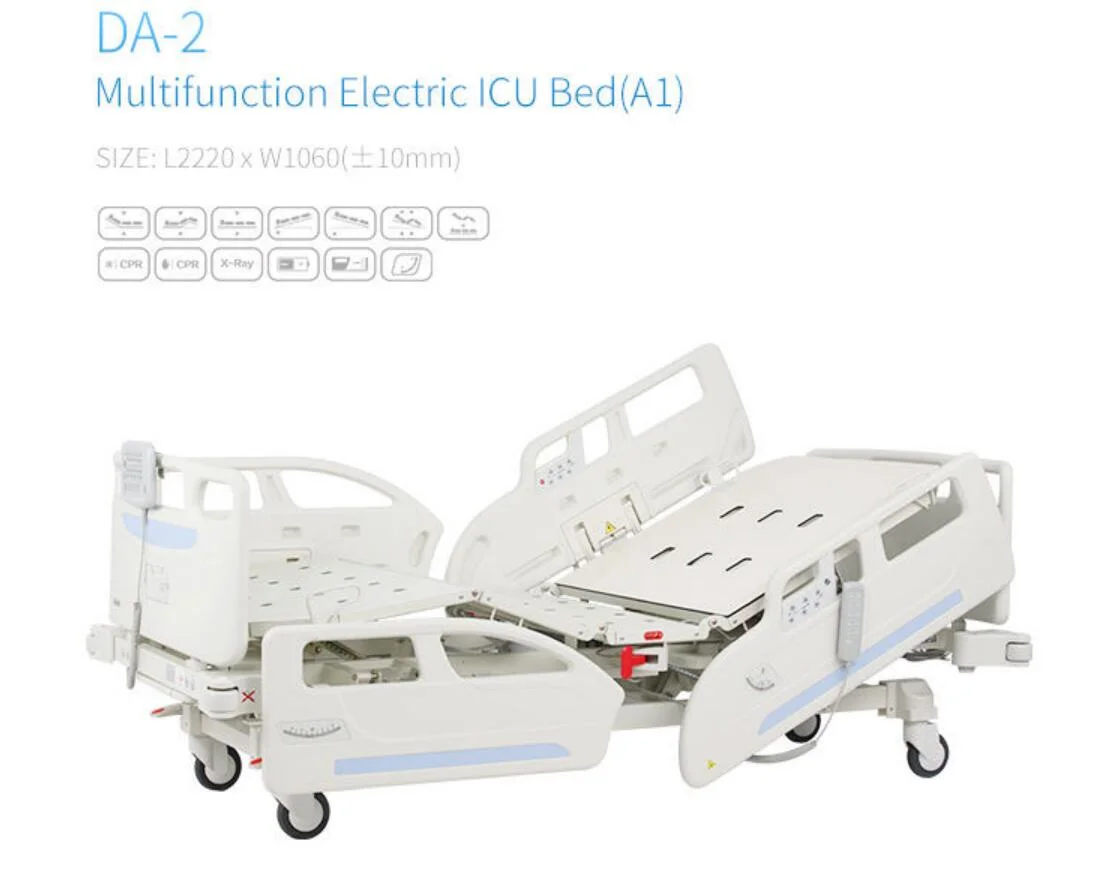 Medical Five Function Electric Intensive Care Hospital Patient Bed