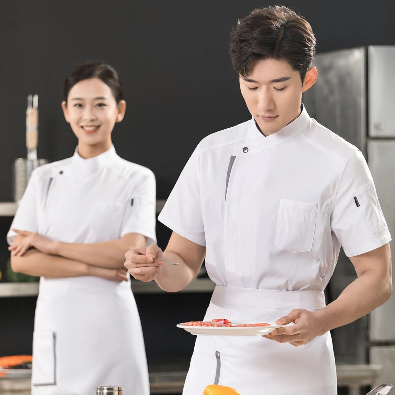 Quality Customized Summer Restaurant Workwear Chef Uniforms