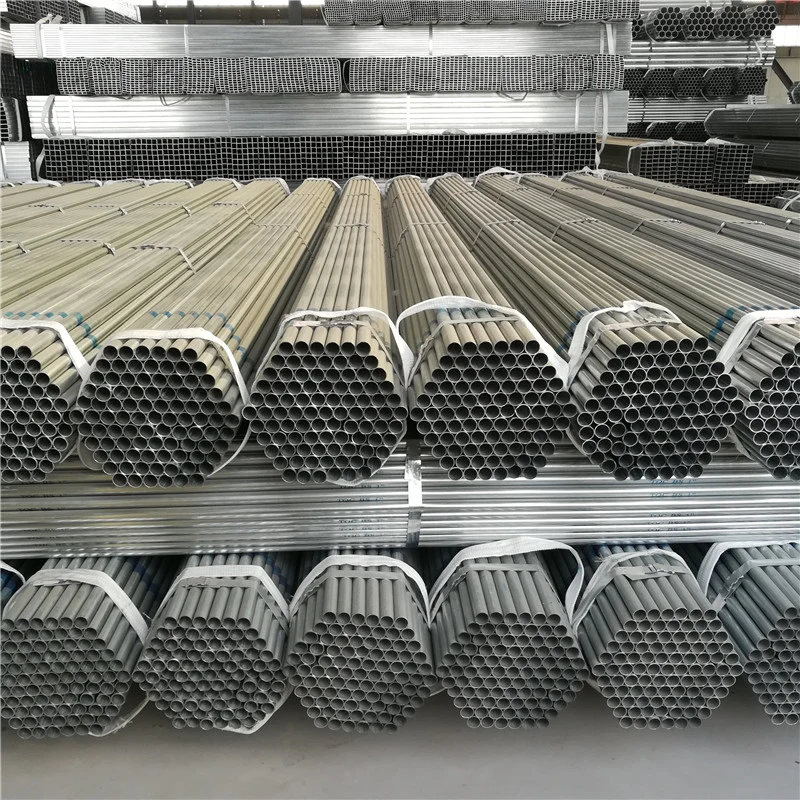 Tubo Galvanizado de Acero Dulce Estandar ASTM A53 A500 Sch40 Sch80