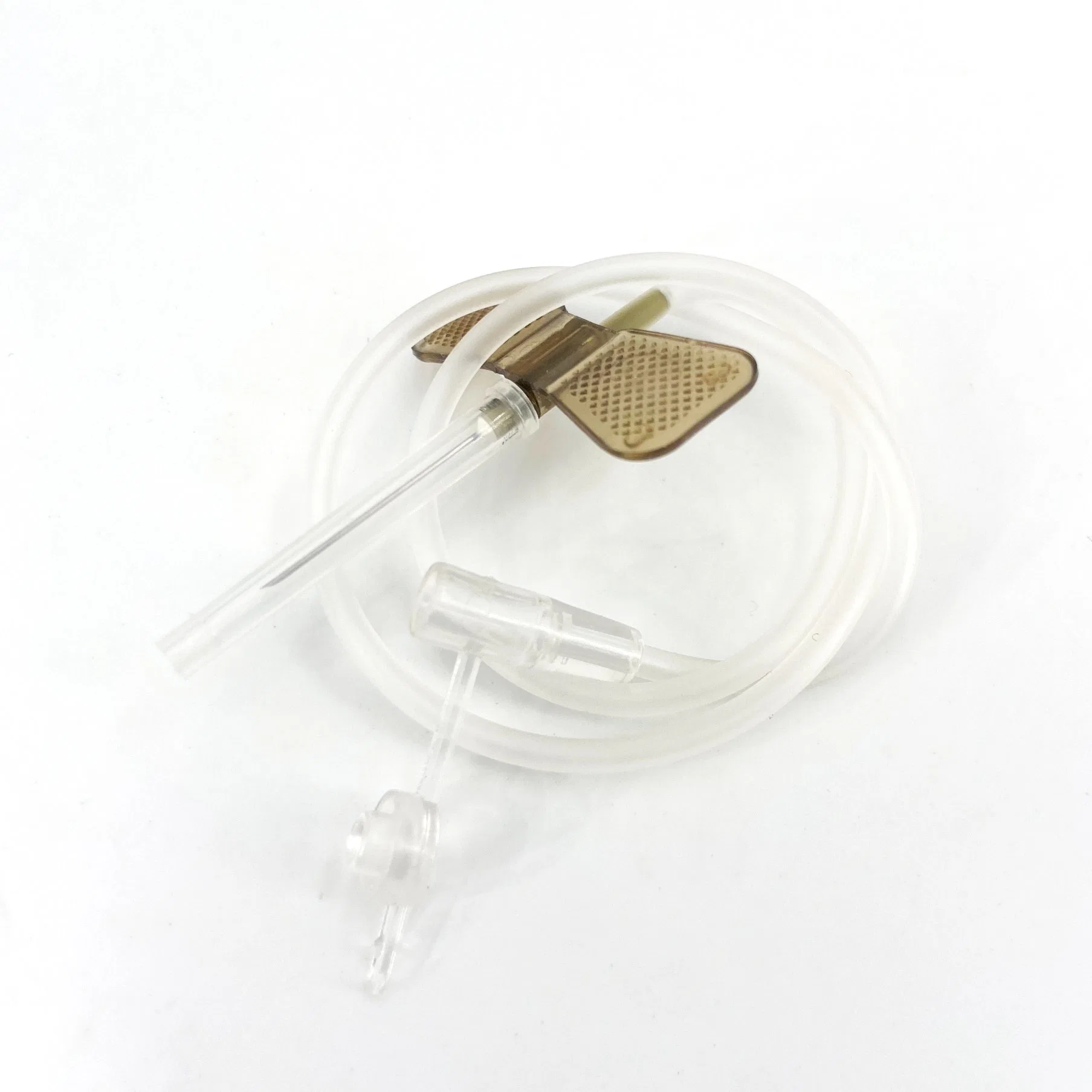 27g Disposable Hospital Butterfly Scalp Vein Set (luer lock) with Safety Shiled