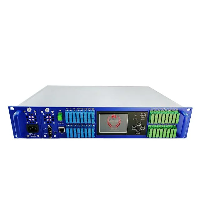 1550-нм оптический усилитель с 8 16 32 портами WDM EDFA CATV GPON EDFA 22 дБм 23 дБм