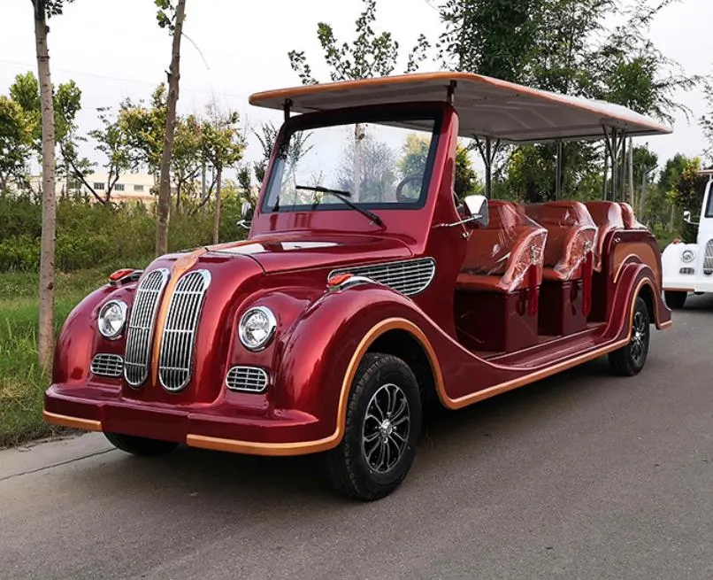 Sitze Elektrisches Auto Golf Cart Klassische Autos Elektrisches Vintage Golf Wagen