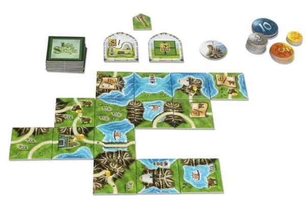 Custom - Made Board Game with Round Piece Accessories - Educational Toys