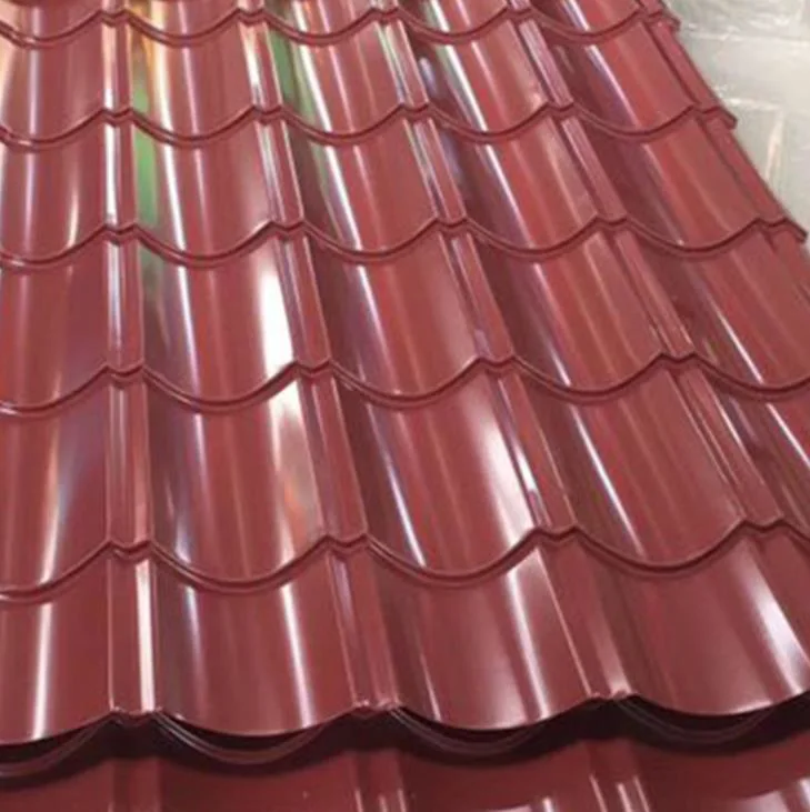 Dx51d Color Coated PPGI Corrugated Steel Roofing Tile PPGI Iron Metal Sheet