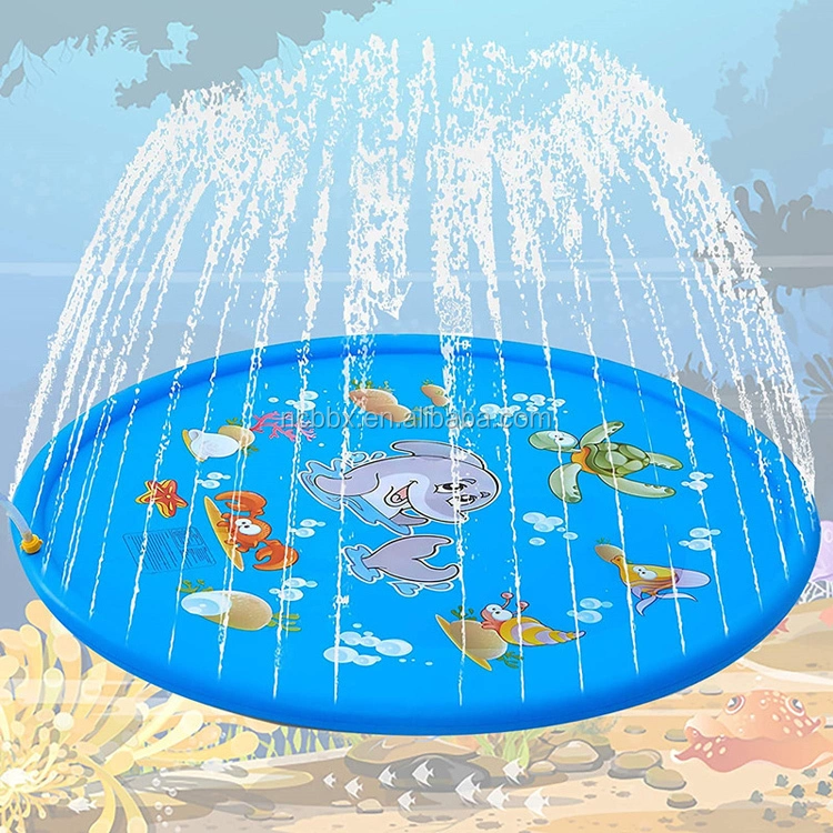 Factory Wholesale Summer Hot Sale Spray Pad Mat Sprinkler Portable Outdoor Garden Kids Water Splash Pad Pool