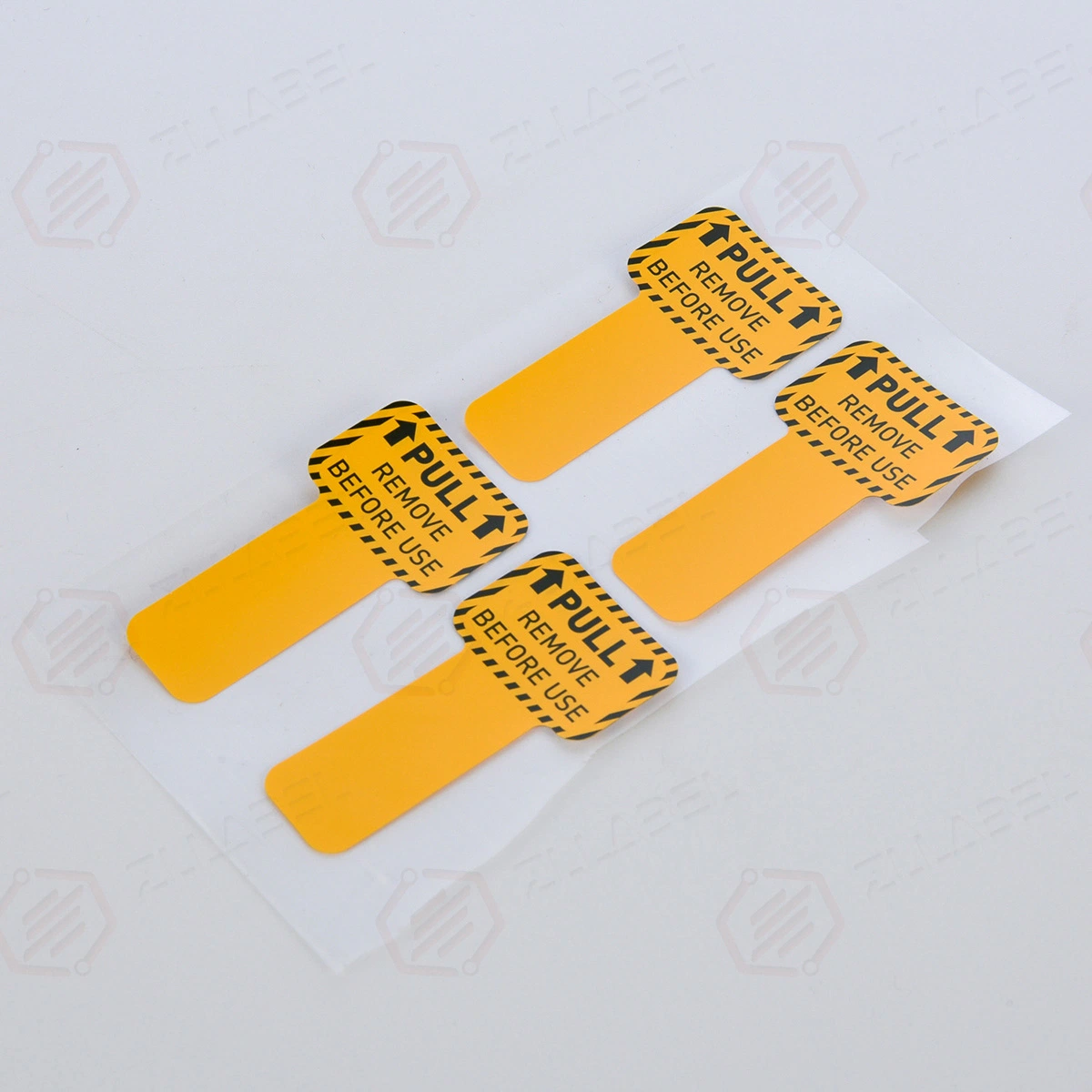 Custom Logo Color Sticker Glossy Silver Film Label