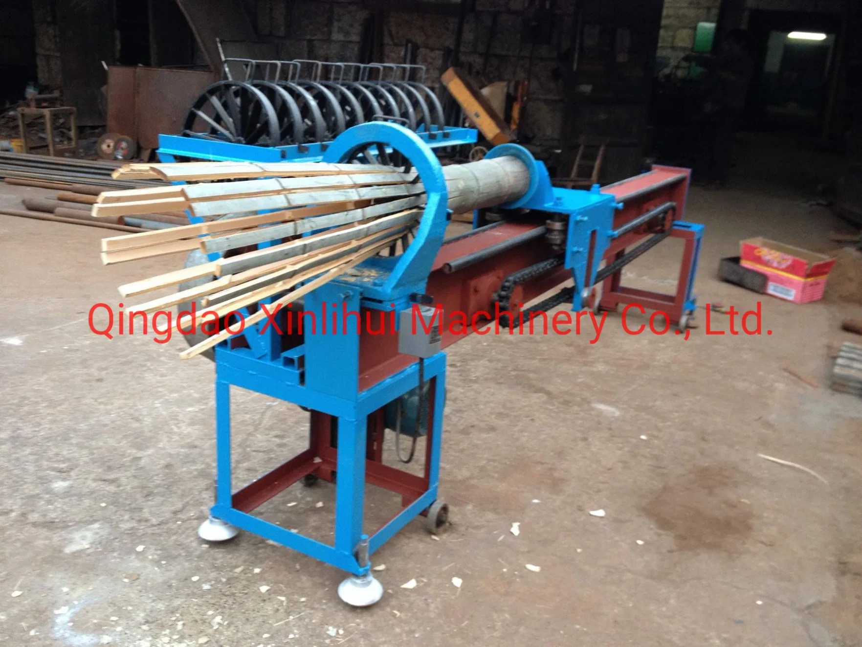 Bamboo Cross Cutting Machine Bamboo Splitting Machine Bamboo Knots Removing Edge Planning Machine Toothpick Manufacture Machine Tooth Pick Processing Machinery