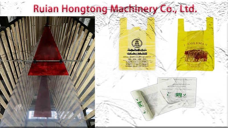 Biodegradable Polyethylene Rotary Die Head Plastic Film Blowing Machine for Plastic Bag