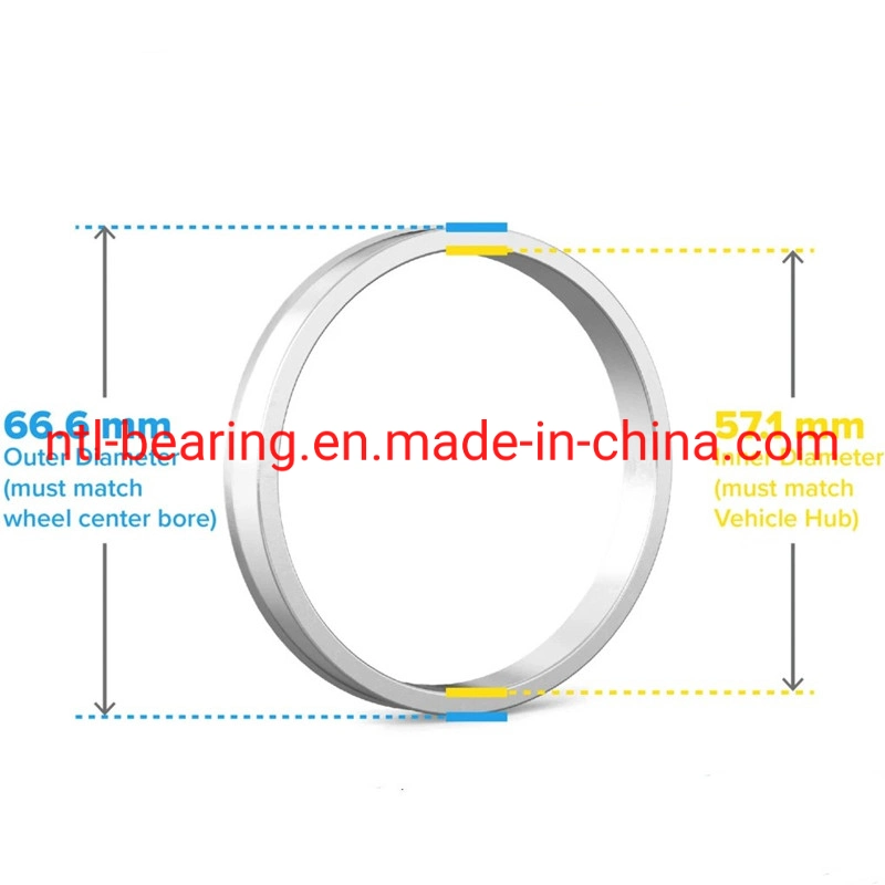 56.1 to 57.1mm Aluminum Alloy Hub Rings Auto Centric Rings Car Wheel for Auto Parts