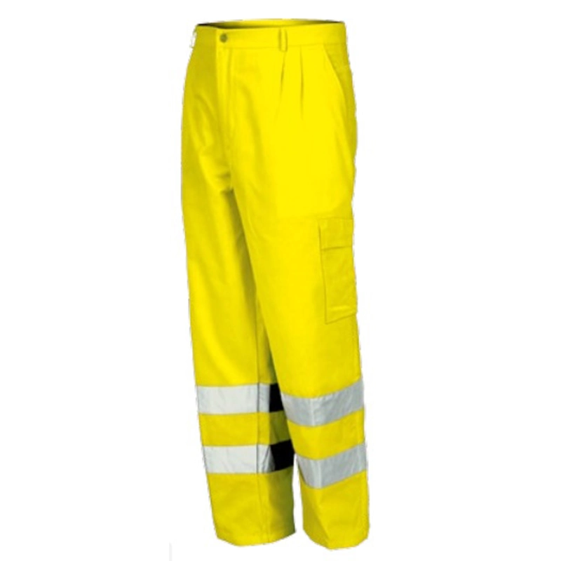 Logotipo personalizado Hi Vis pantalones pantalón de seguridad del tráfico de carga