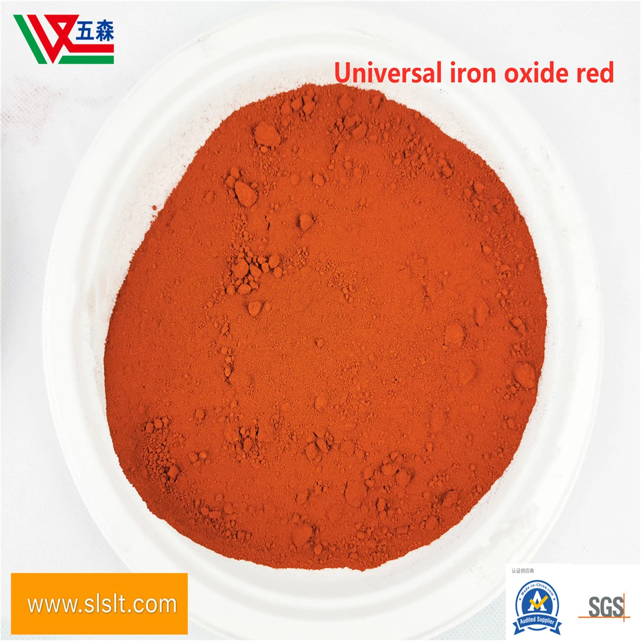 Zubehör Eisen-Oxid-Rot 130 für Farben-Ziegelstein, Eisen-Oxid-rotes Pigment für Gussteil-Beschichtung, Eisen-Oxid-rotes Puder, Eisen-Oxid