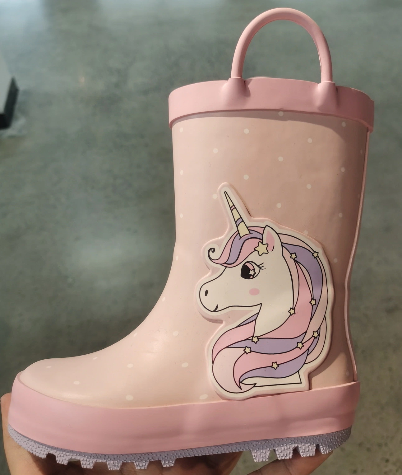 Bottes de pluie en caoutchouc Cute Unicorn pour enfants