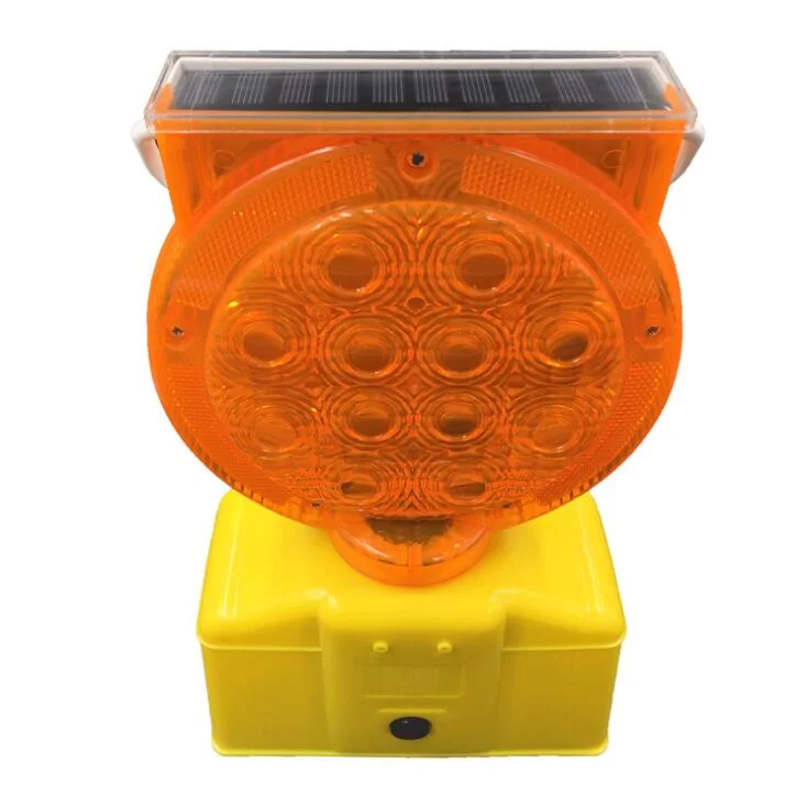 Single Sided Solar Powered LED Traffic Light Barricades