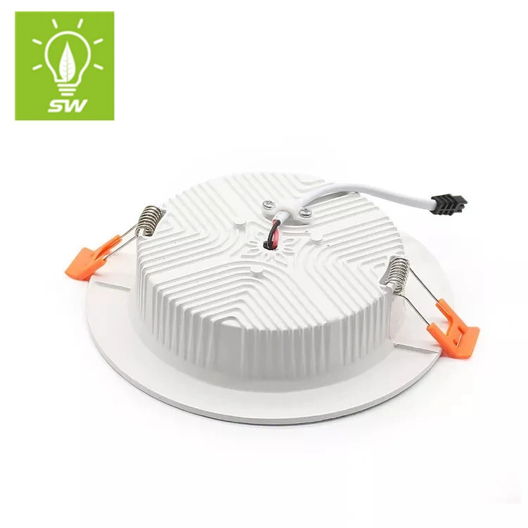 CE RoHS Approved Downlight IP33 Furnishing Interior Lighting 3W 6W 9W 12W 15W 18W 24W LED SMD COB Adjustable Ceiling Lamp Panel Light with Warm Cool Pure White