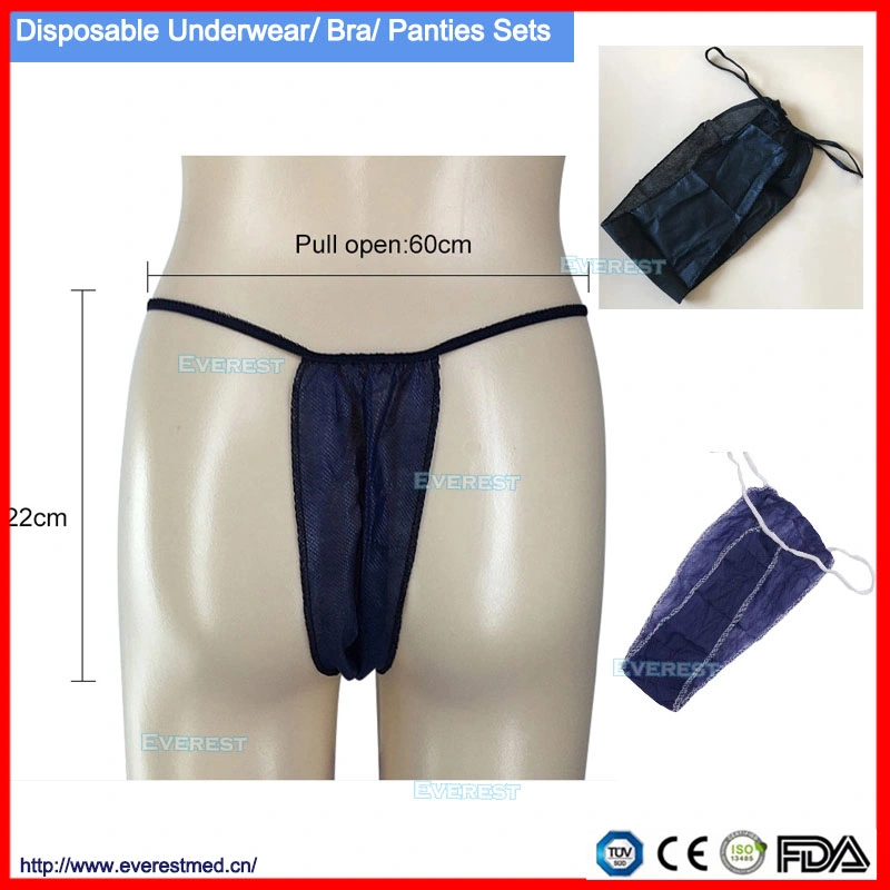 Non Woven Disposable Female G-String for SPA