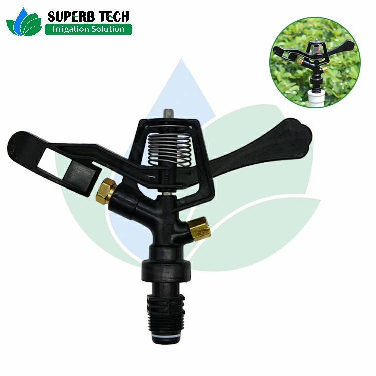 Full Circle Plastic Impact Sprinkler for Farm Irrigation Home Garden Watering System